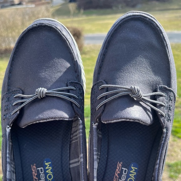 Skechers Blue/Gray Slip-On Size 8 Memory Foam - Picture 10 of 10